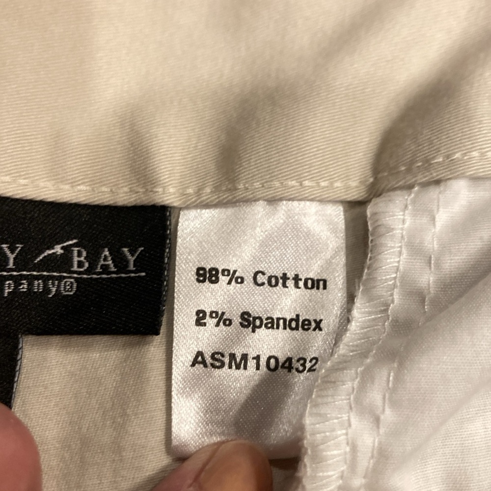 Size 16 Monterey Bay Ivory/Light Khaki Crop Pants - Picture 10 of 10